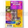 Frozen Bloodworms - 100g Blister Cubes, H2O Life