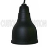 175 watt MH Bell Pendant System, Matte Black