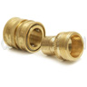 Brass Snap Connector For No Spill Clean