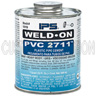 1/2 Pint Grey PVC Cement, PVC 2711, Low VOC