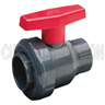 3/4 Single Entry Ball Valve PVC/Buna-N Thd *Grey