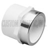 1/2 PVC Fem Adapter soc x sr-FPT Sch 40 Clear