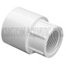 1-1/2 PVC Fem Adapter soc x sr-FPT Sch 40 Clear