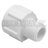 3/8x1/2 PVC IPT Adapter mpt x FPT Sch 40