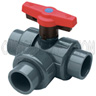 2 in True Union 2000 Industrial 3-Way Ball Valves, T-Port