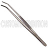 Aquaplant Forceps 10 In Curved Tip Stainless Steel
