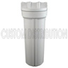 10 in White/White Filter Housing, 1/4 in inlet-outlet ports