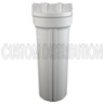 10 in White/White Filter Housing, 1/4 in inlet-outlet ports