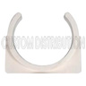 Single clip for mounting bracket (white)